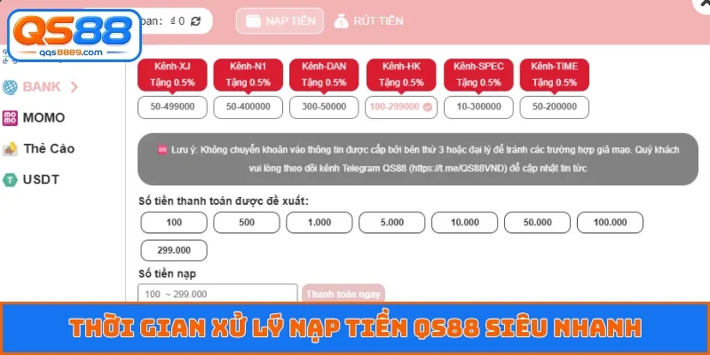 Nạp Tiền QS88 - Hướng Dẫn Chi Tiết Quy Trình Chuyển Vốn