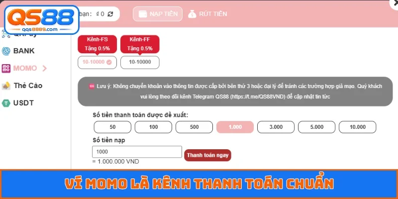 Nạp Tiền QS88 - Hướng Dẫn Chi Tiết Quy Trình Chuyển Vốn
